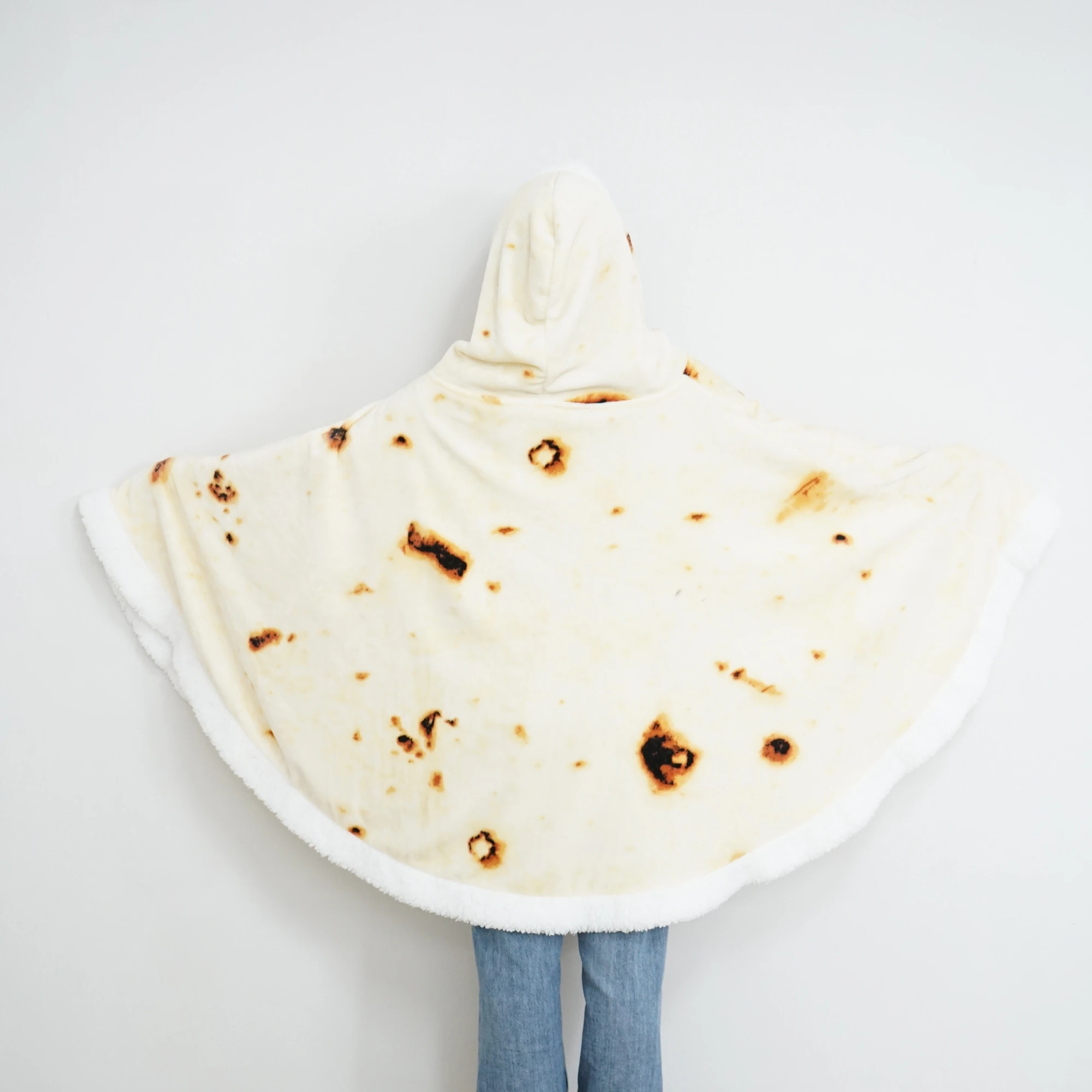 Wearable Blanket Shawl  burrito Throw Warm Poncho Soft Cold Watching TV Couch Sofa Chair Wrap Home Office School Travel