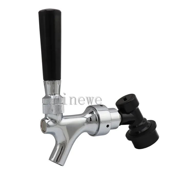 6L New Stainless steel Ball Lock Cornelius Style Beer OB Keg With Draft Beer Tap and Co2 Regulator Homebrew Set