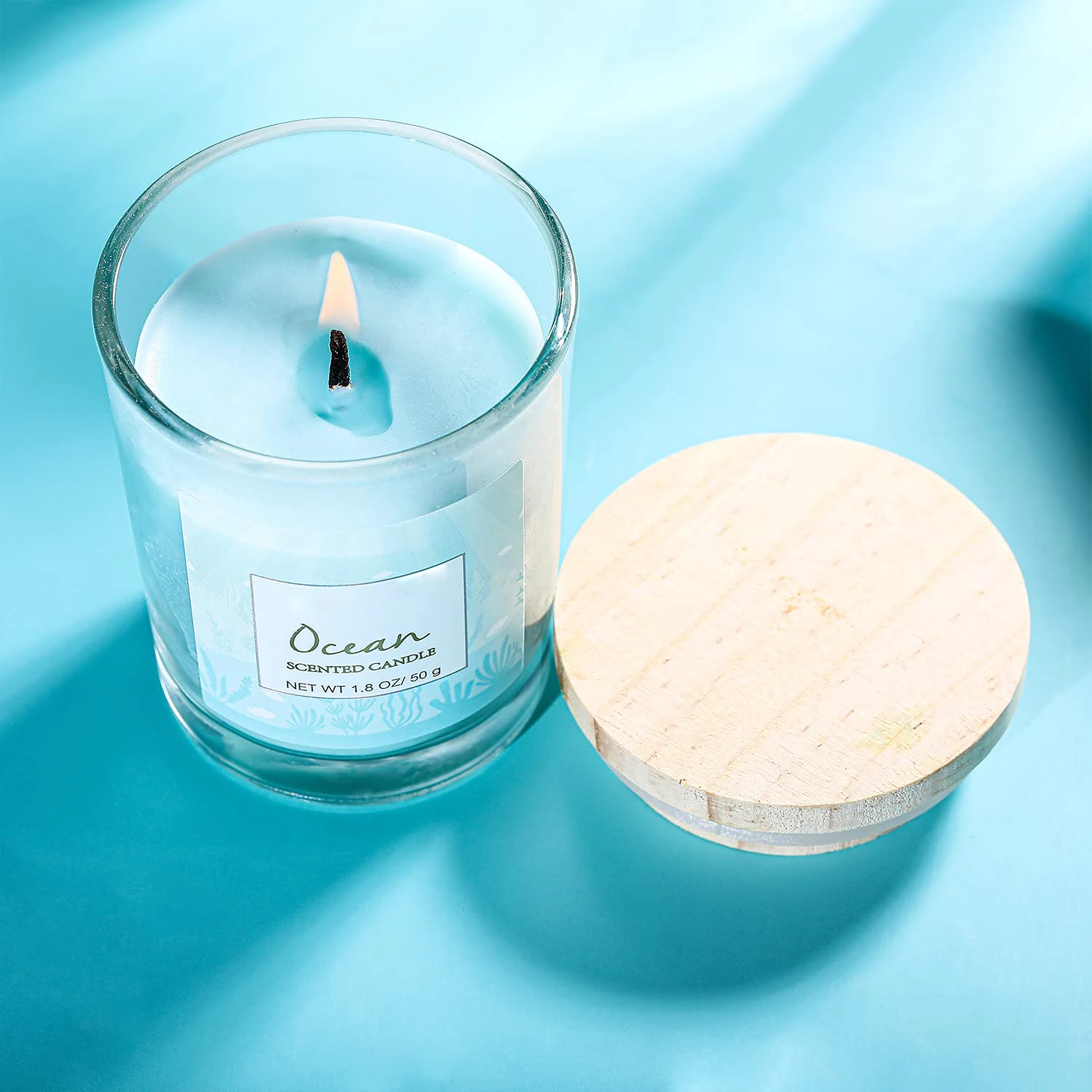 Private Label Gifts Set 5 Pcs Body Spa Bath Bomb Hand Cream Body Butter Scented Candle Ocean Scented Bath Set