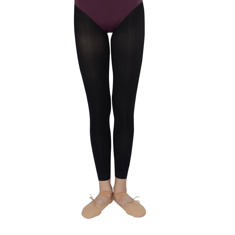 In-stock ready to ship fast shipping adult men black ballet footless dance tights stockings pantyhose factory direct