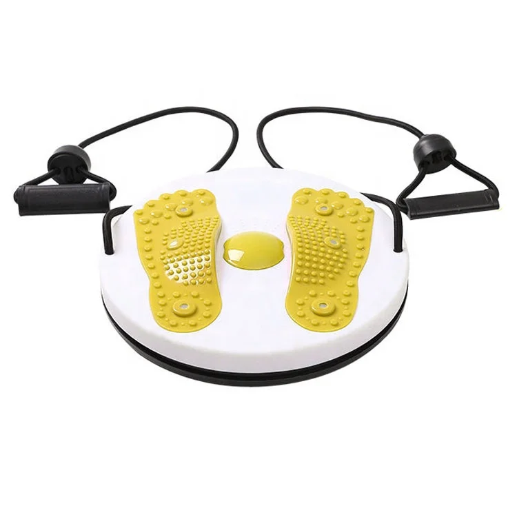 home fitness equipment waist twisting disc with pull rope