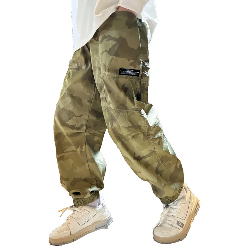 fashion kids pants boy age 8 comfortable and casual camouflage pants for boys spring autumn new pants design for boy