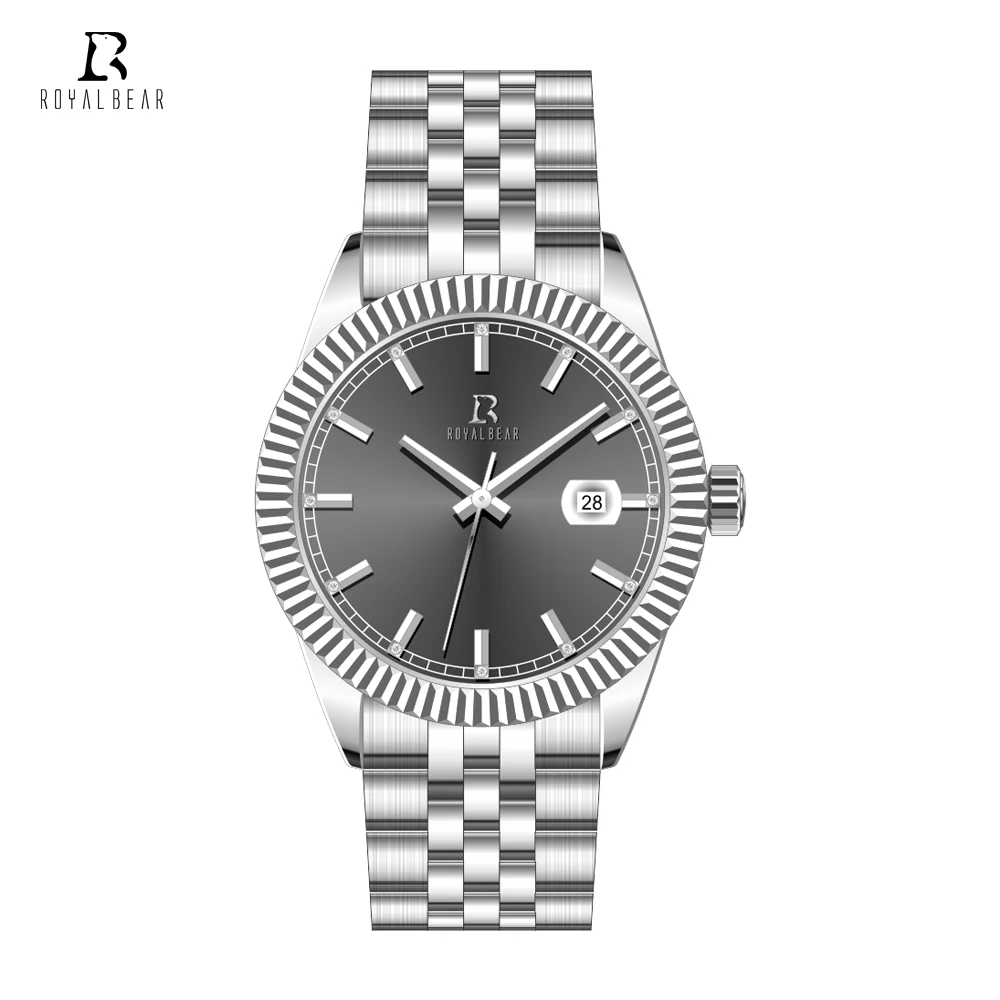  Custom automatic mechanical stainless steel men watches