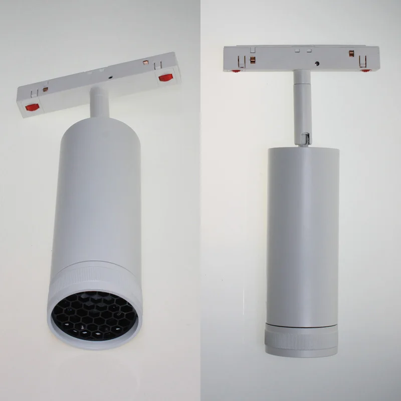 LEDEAST TLMF2-18 18W Multifunction Low Voltage Magnetic Track Light 15-55 Degree adjustable beam angle led linear spotlight
