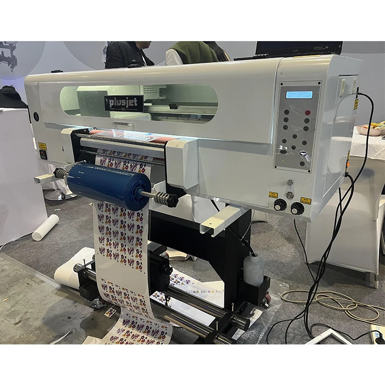Plusjet PJ-42W3 пользовательский многоцветный i1600-u1 * 3 головки Цифровой uv dtf переводные наклейки для принтера кристаллических этикеток