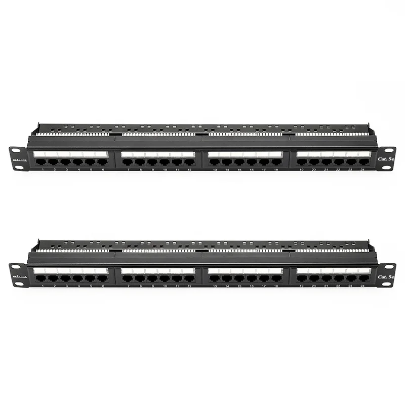 Патч-панель RJ45 Keystone 24 порта патч UTP CAT5E Bar и Double