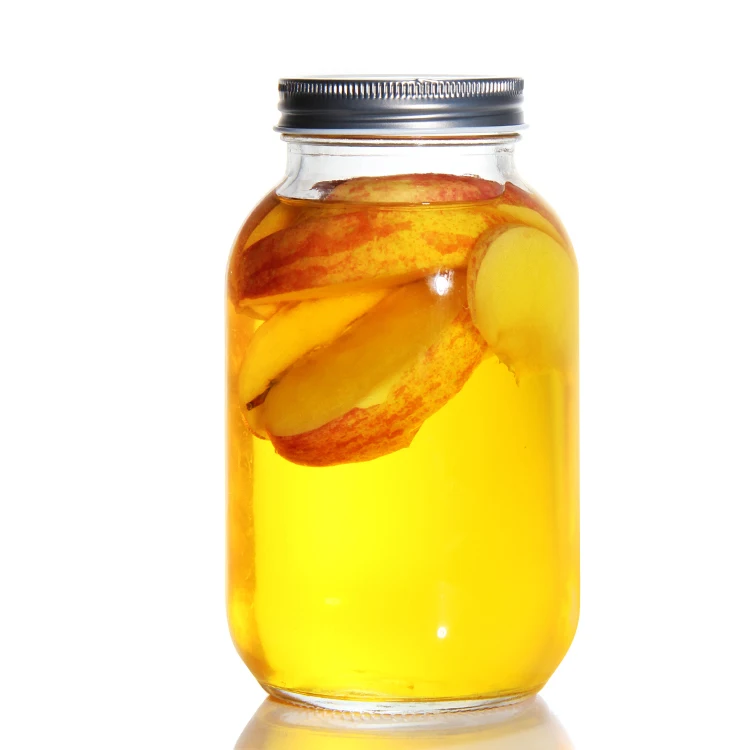 Modern 8oz 16oz 32oz Mason Jar, Glass Jar & Glass Bottle for Contemporary Food Storage