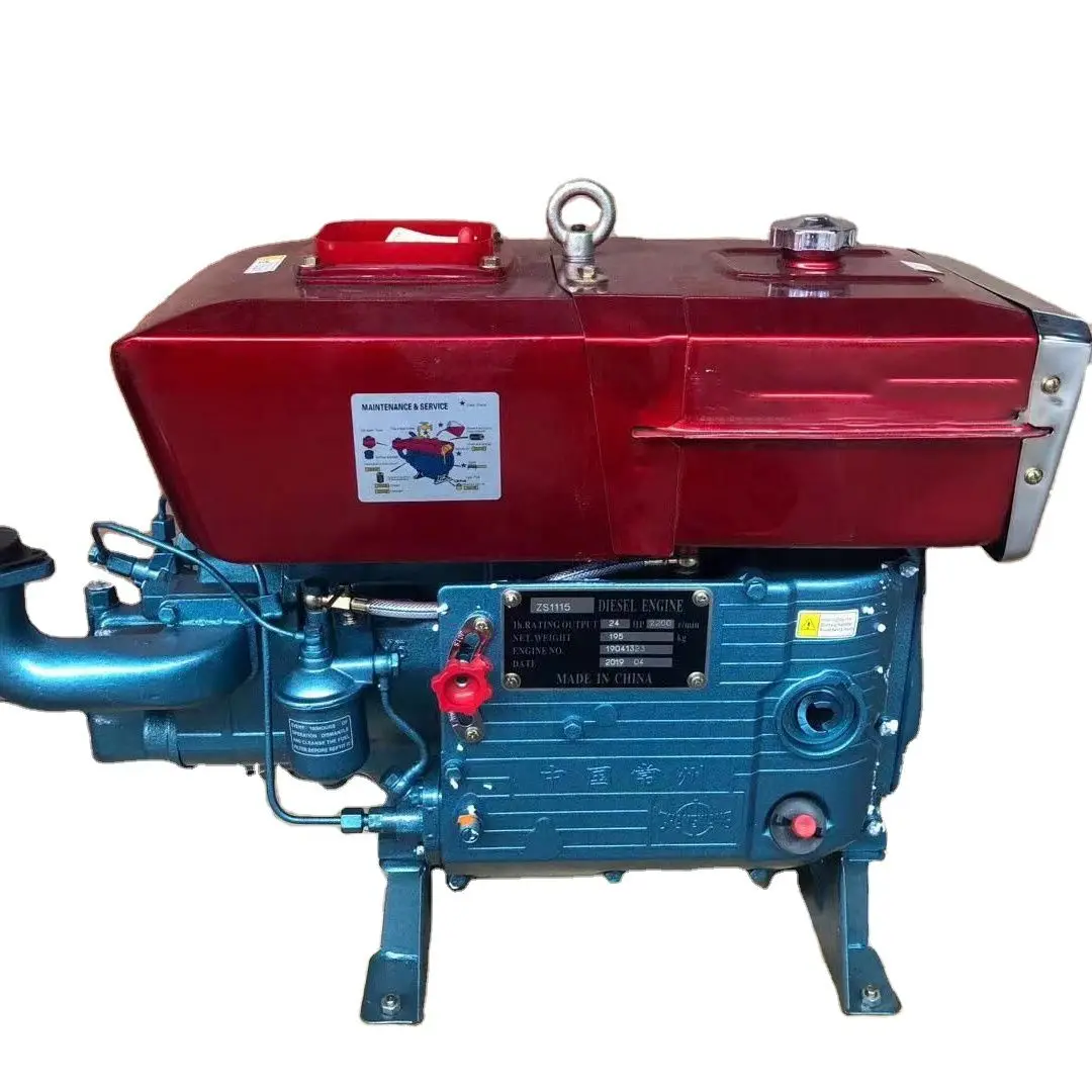  10Hp одноцилиндровый дизельный двигатель zs195 для сельскохозяйственной