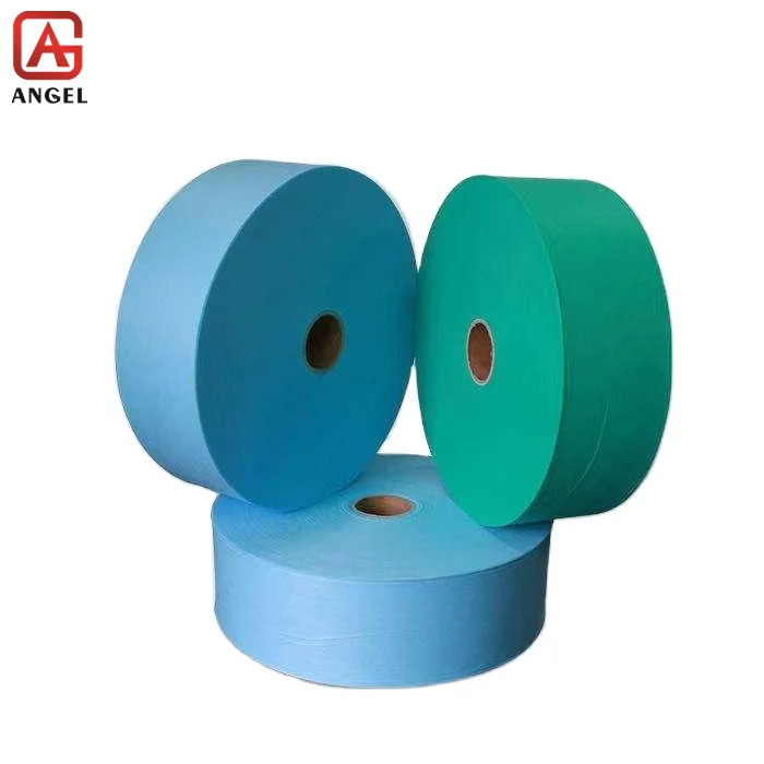 Angel PP Nonwoven Fabric Soft S/SS/SSS/SMS Nonwoven Rolls 25g Medical Material