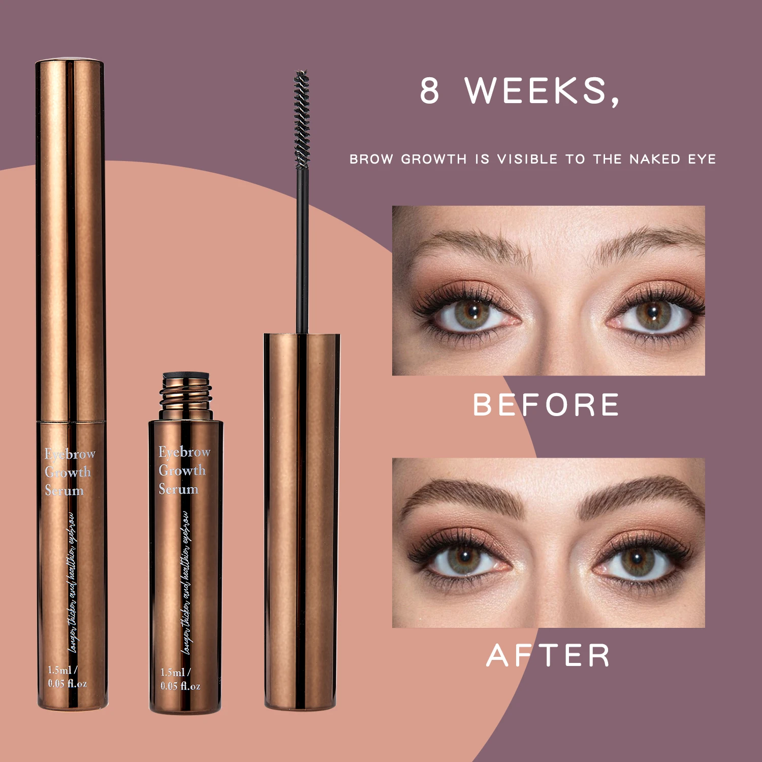 OEM/ODM Сыворотка для роста ресниц и усилитель бровей органические экстракты ускоряет рост сыворотка частная этикетка