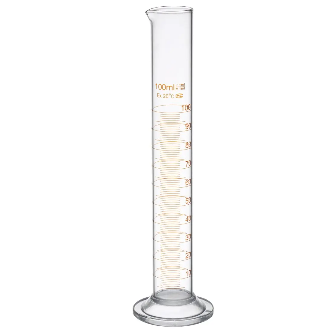 Custom 5ml 10ml 25ml 50ml 100ml 250ml 500ml 1000ml 2000ml Glass Cylinder Measuring Graduated Cylinder
