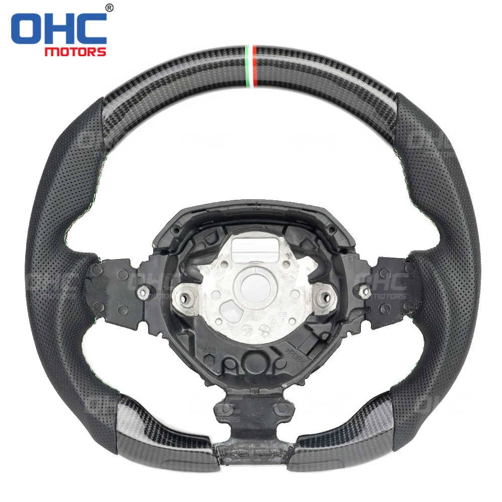 Carbon Fiber Flat Bottom Special Customized Steering Wheel for lamborghini aventador ohc motors