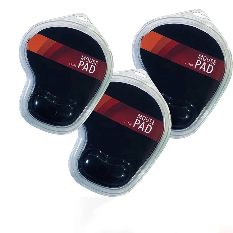 LOW MOQ Custom Clear Plastic Blister Packaging for Mouse Pad Ultrasonic Heat Sealing Blister Packaging