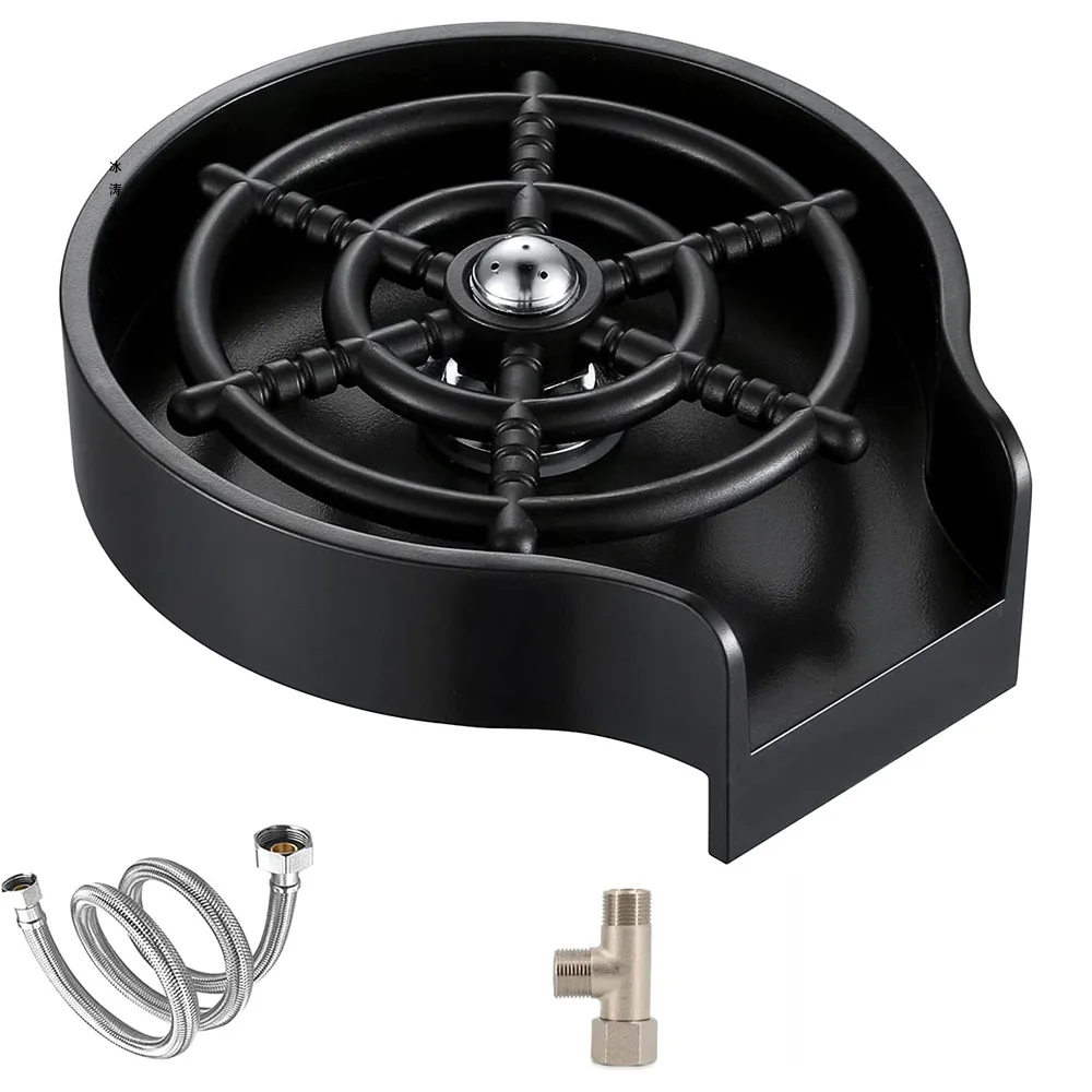 Pressure Kitchen Cup Washer Automatic Abs Plastic Glass Rinser For Home Bar Wash Cup Bottle Cleaning Tool