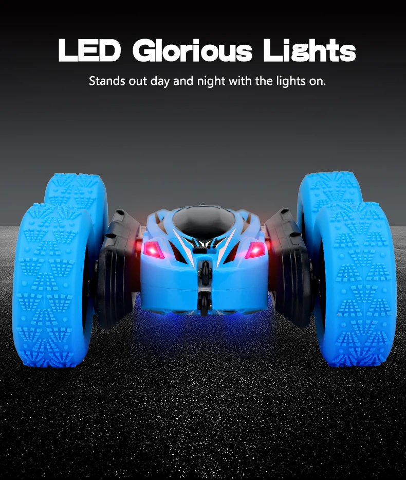 Лидер продаж Amazon, машинки на радиоуправлении, трюковая машинка, игрушечная двухсторонняя вращающаяся машинка 1/28 4WD 2,4 ггц с дистанционным управлением