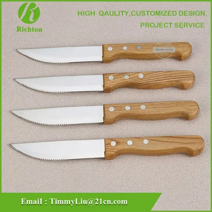 Factory Direct Sale 6/8/10pcs Stainless Steel Steak Knife Table Knives Set
