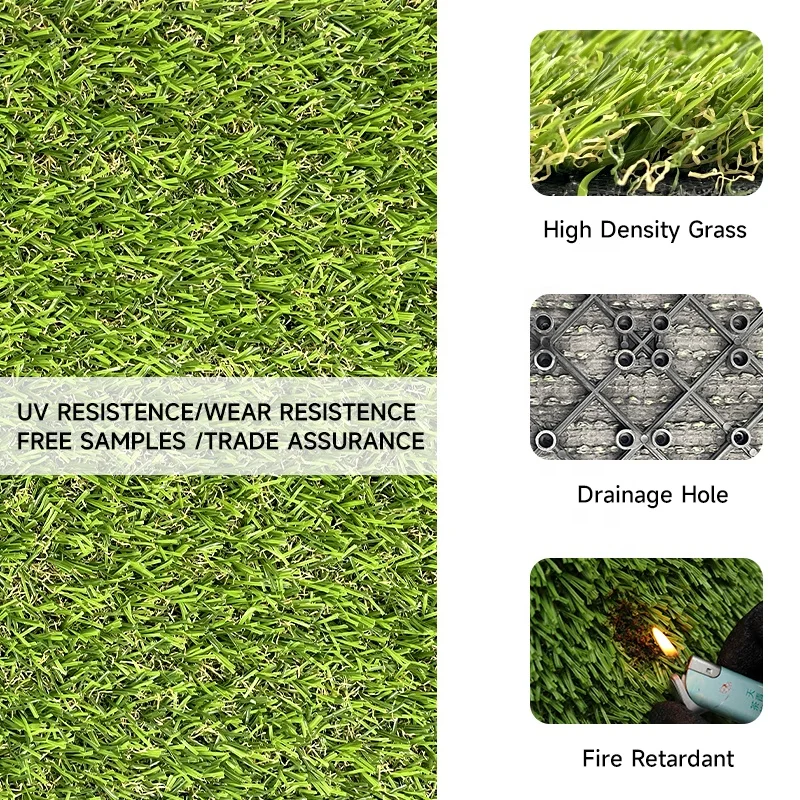 30cm High density Green Patchwork Artificial Grass Carpet Interlocking Turf Decking Tiles for Outdoor Soccer Faux Grass Floor
