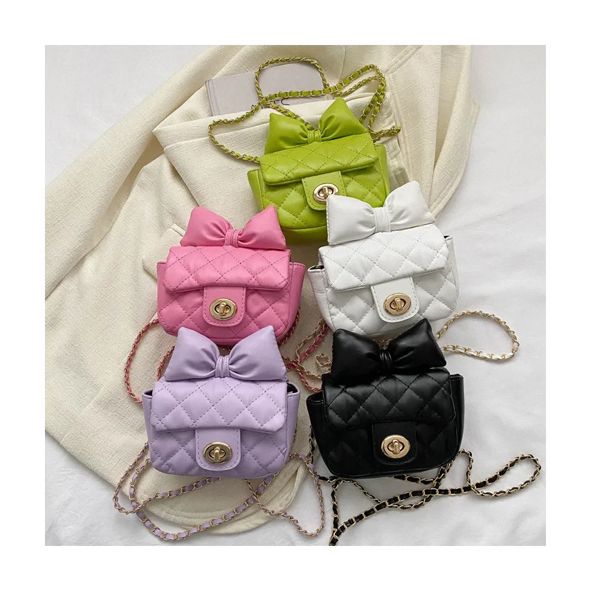 Summer women mini bags kids candy color children shoulder bag cute girls purses bag