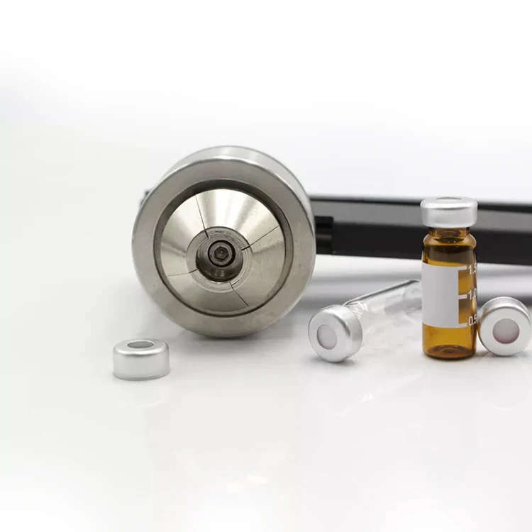 Aijiren Laboratory 11mm crimp top amber glass HPLC LC GC autosampler Vial for sale