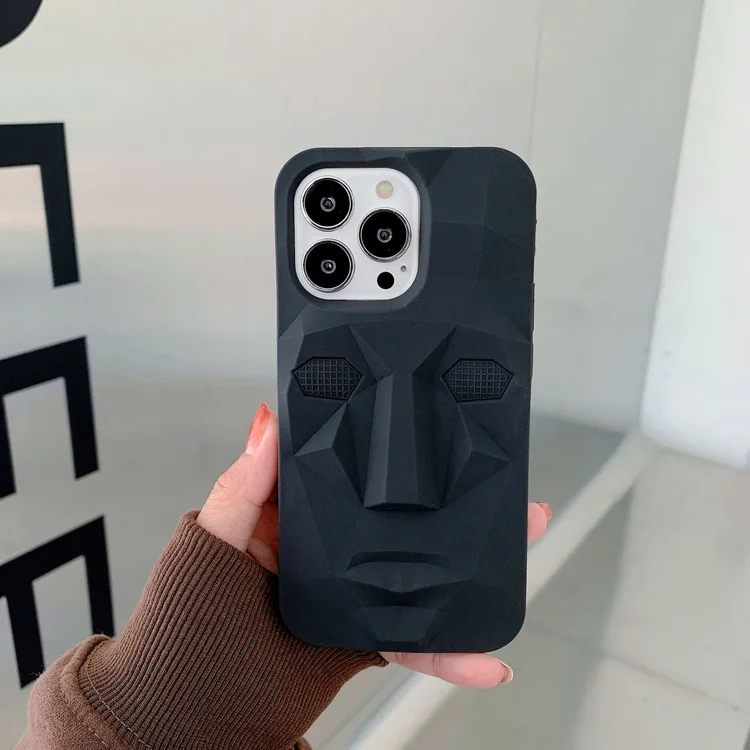 Fashion famous megalithic statue design soft silicone phone case cover for iphone 14 13 pro max 12 11 x xr xs max 7 8 plus