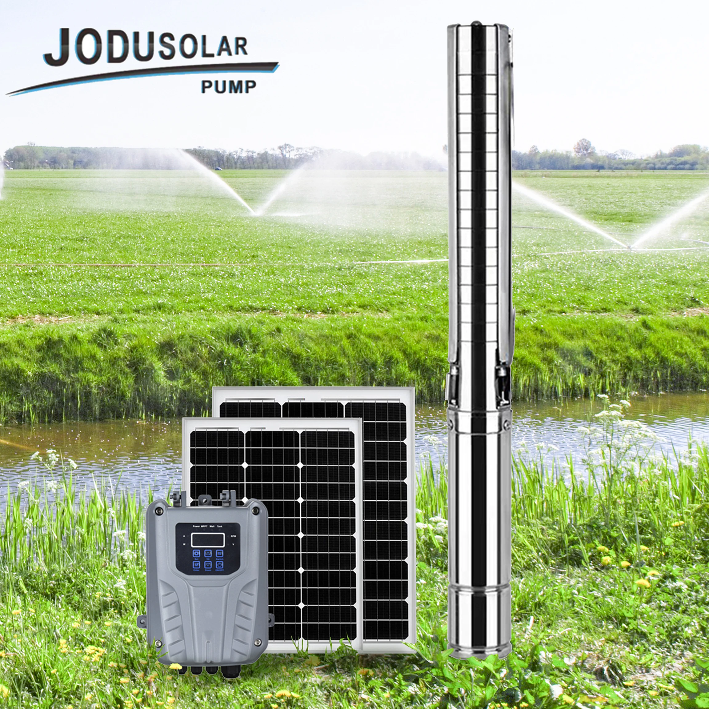 Solar Power Water Pump Dc Bore Hole Well Pump For Agricultural Irrigation
