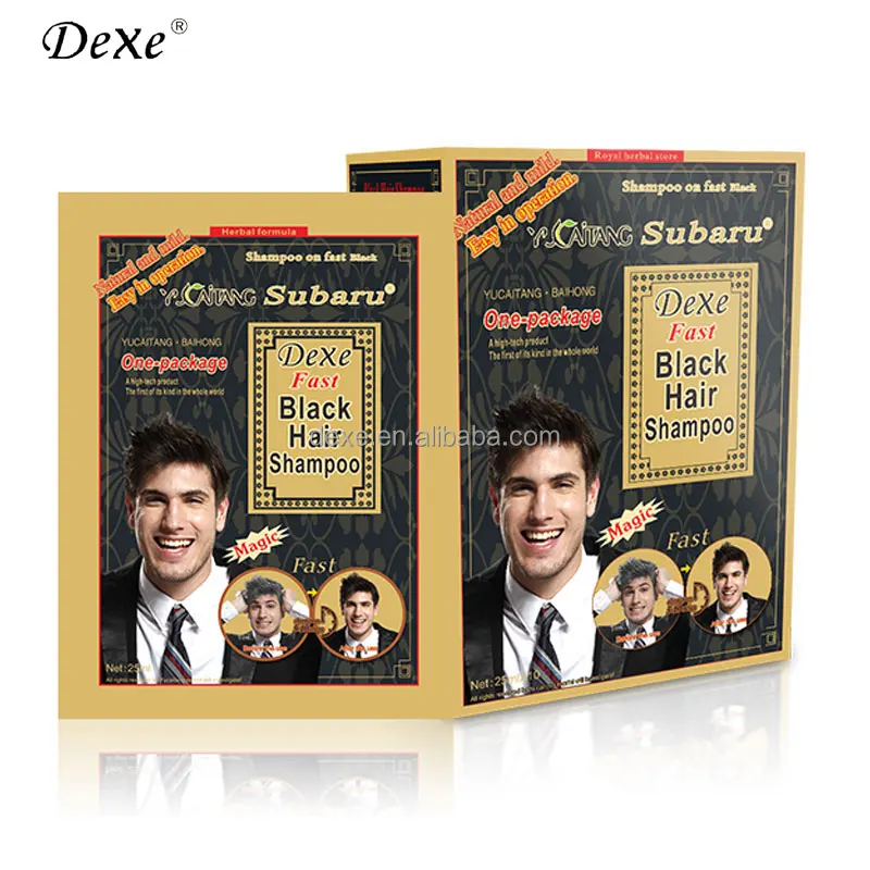 Hot Best dye hair Subaru magic black hair shampoo for full cover gray hair