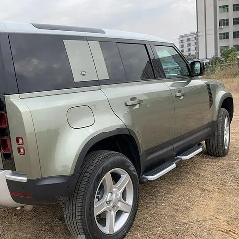 High Quality Fixed Side Step For Land Rover Defender 2020-2021 For New Defender 110 Running Board Car Accessories