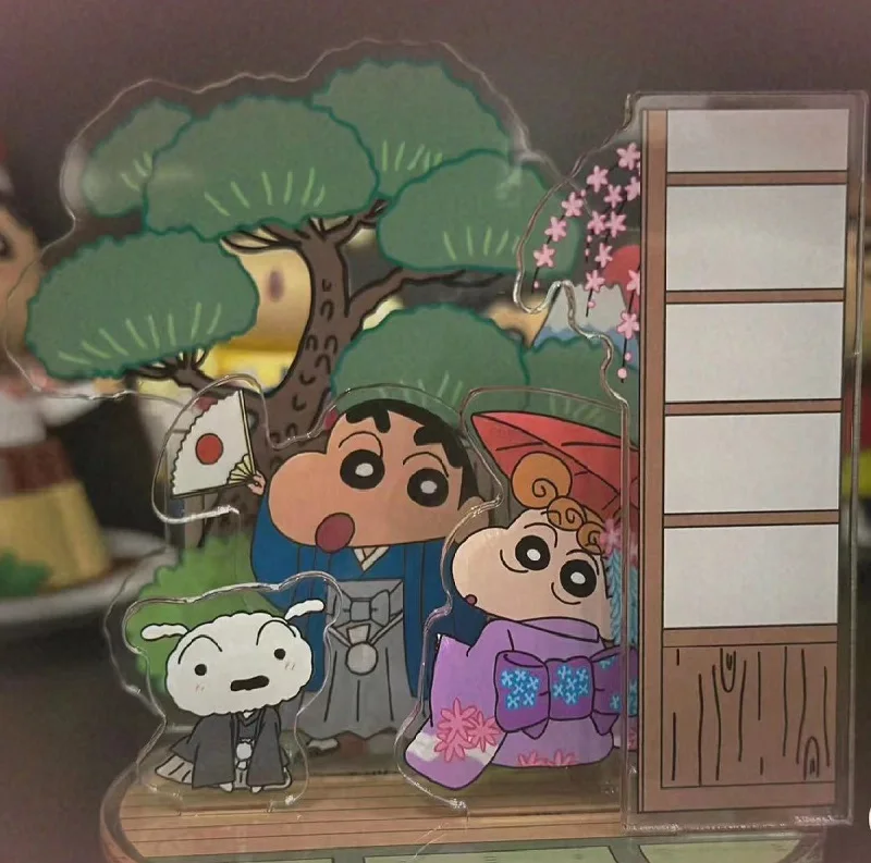 Customized Acrylic 3D Carton Display New Model Acrylic Anime Figure Standee For Desk Top Acrylic Anime Scene Display