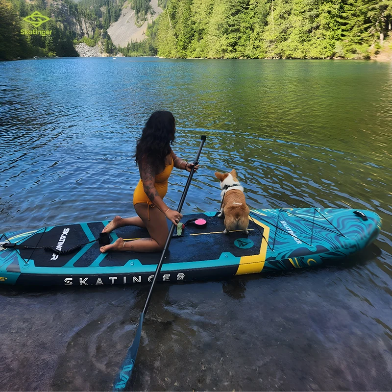 Skatinger High Quality sup gonfiabile paddle boards waterplay surfing inflatable stand up paddle board paddleboard for adults