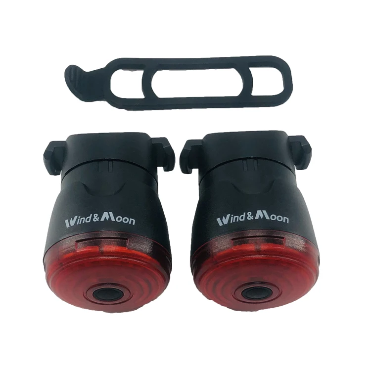 
Wate Multifunctional Mini LED Bicycle Tail Light IPX5 Waterproof Cycling Lamp with Security Alarm USB Chargeable Bike Rear Light 