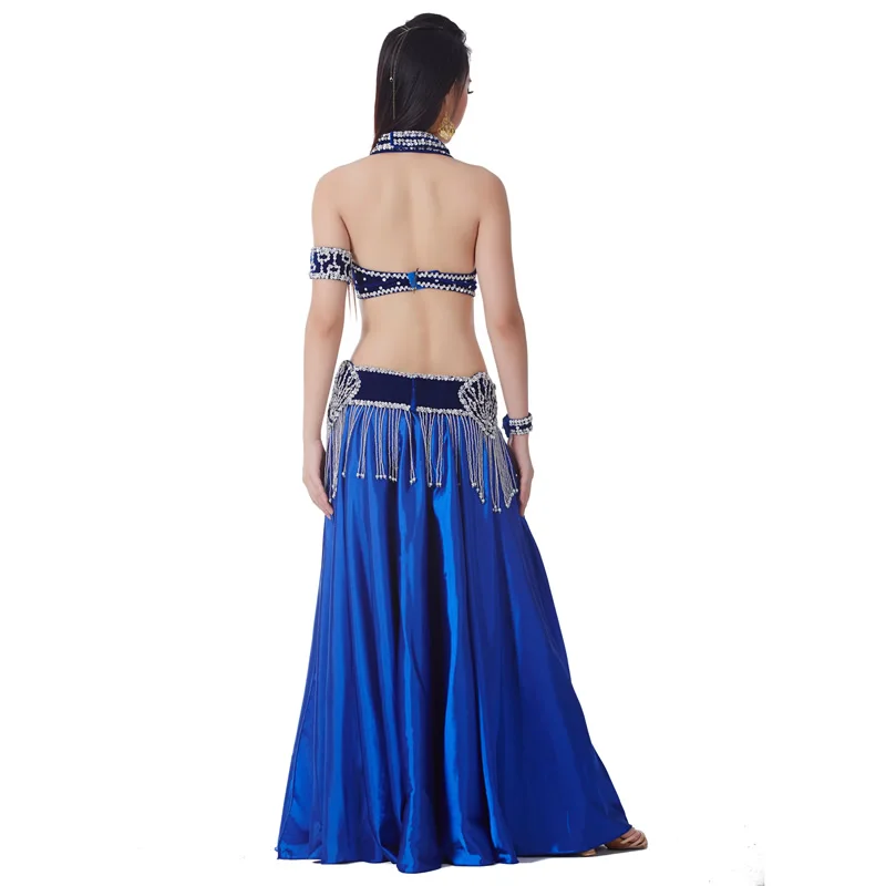 
Professional belly dance Performance costumes with tassel BellyQueen 
