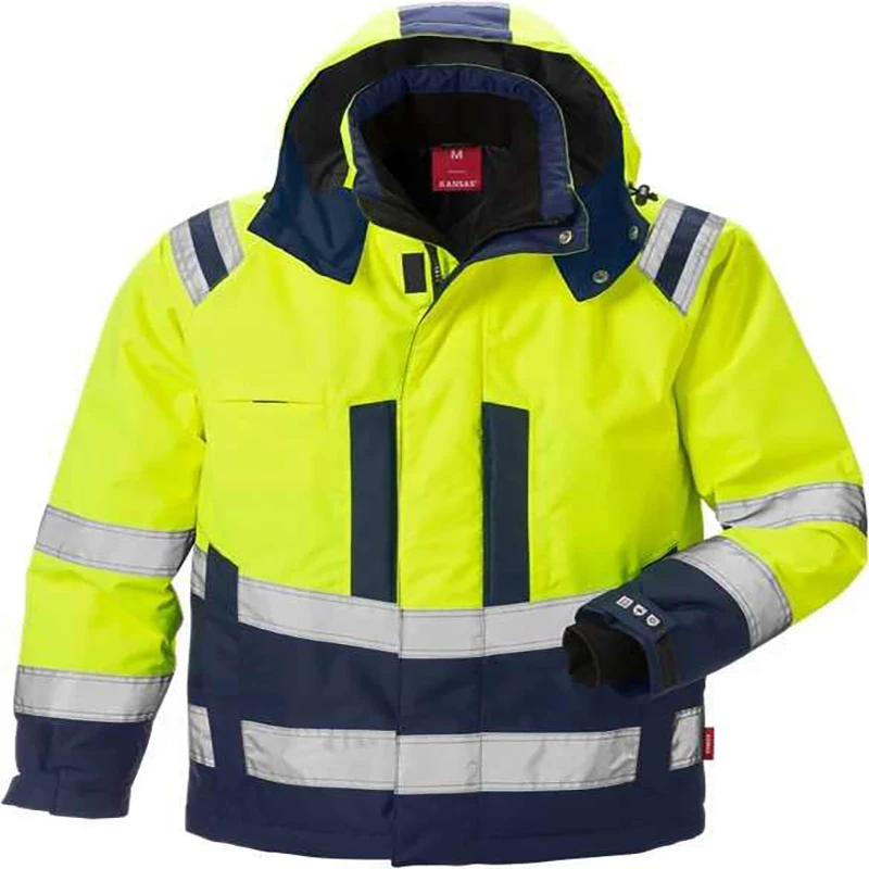Желтый Водонепроницаемый противопожарный огнестойкий угольной шахты hi vis рабочая одежда Антистатическая куртка костюм