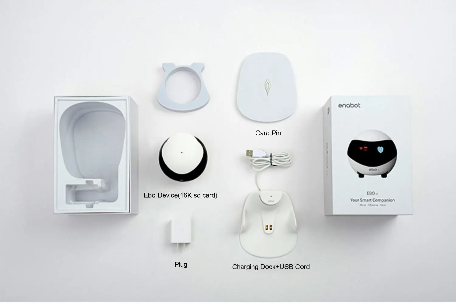 Factory Direct Sales App Control Ebo Se Self-Charging Auto-Cruise 1080P Moving Home Security Camera