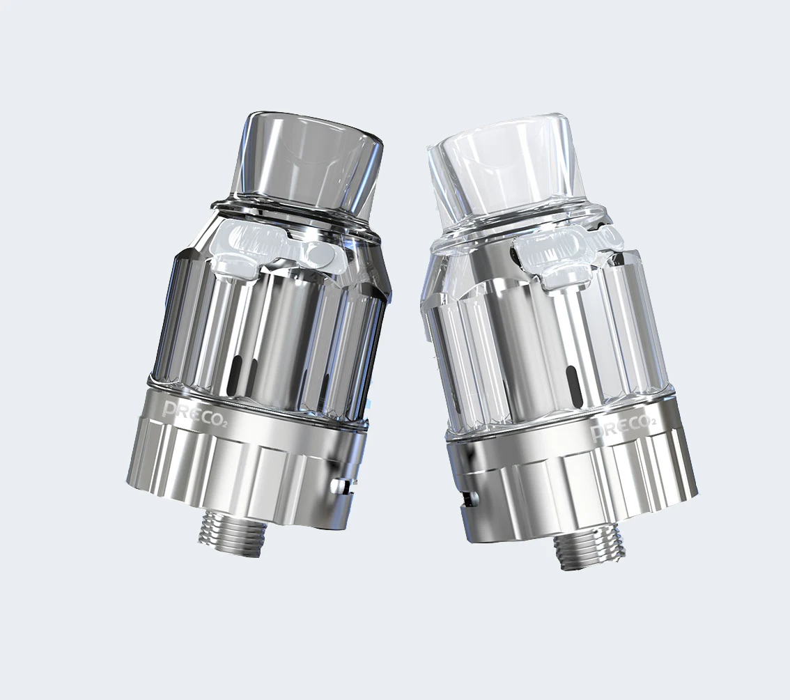Vlit Preco2 DTL  45-60W vape atomizer, cheap price with bult-in 0.15 ohm mesh coil and 3.5ml pod capacity.