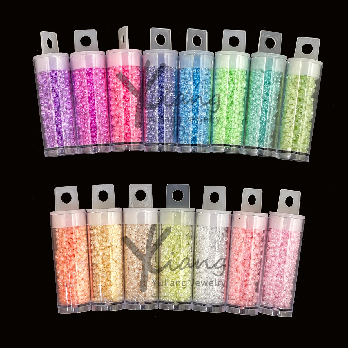 Wholesale 2mm cream seed beads at original price, used for DIY jewelry necklace jewelry making materials