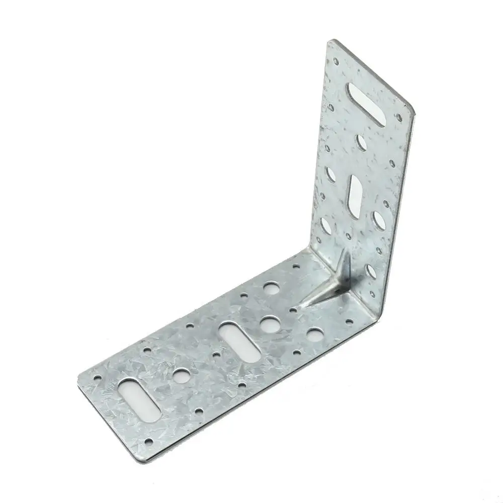 Factory Custom Metal L Corner Connecting Brackets Galvanized Steel Angle Brackets For Wood