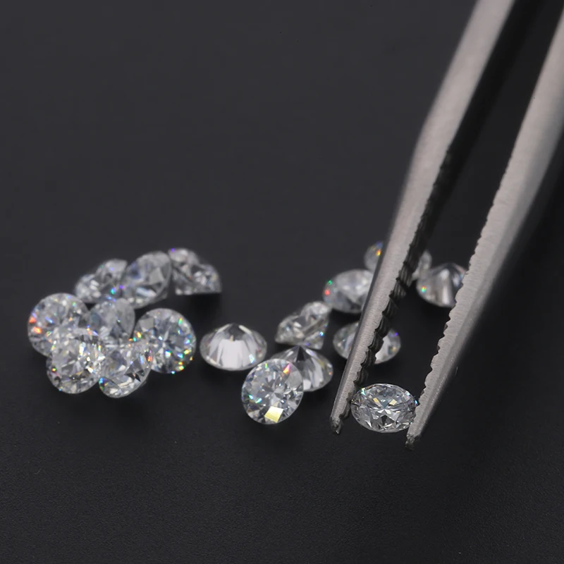 Starsgem круглая бриллиантовая форма и VS1 Алмазная четкость hpht белый бриллиант россыпью