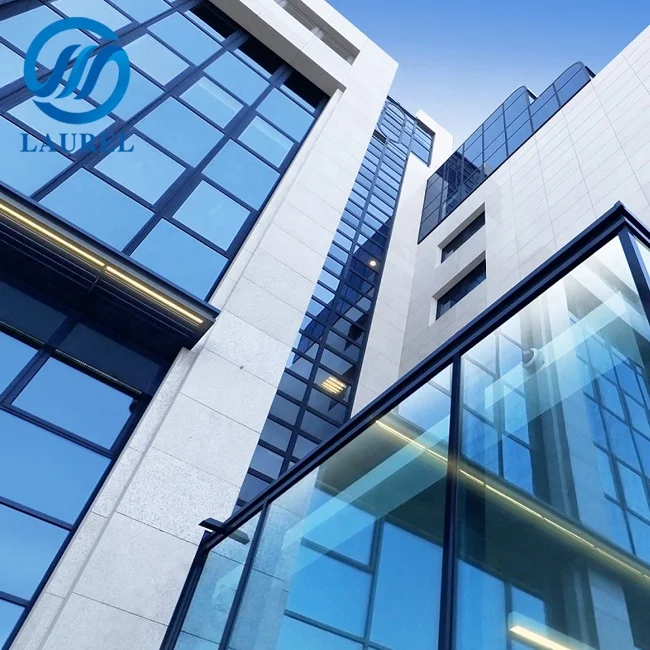 Safety 6+12A+6 igu unit insulating online hard low-e glass curtain wall