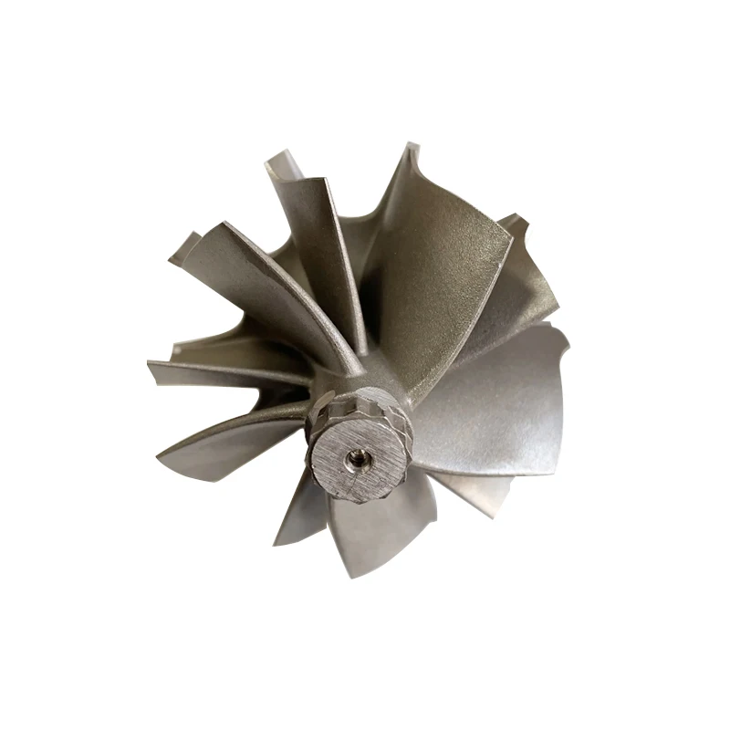 High strength corrosion resistance GH3539/GH4169 turbine Wheel Power coating Casting high temperature aero engine components