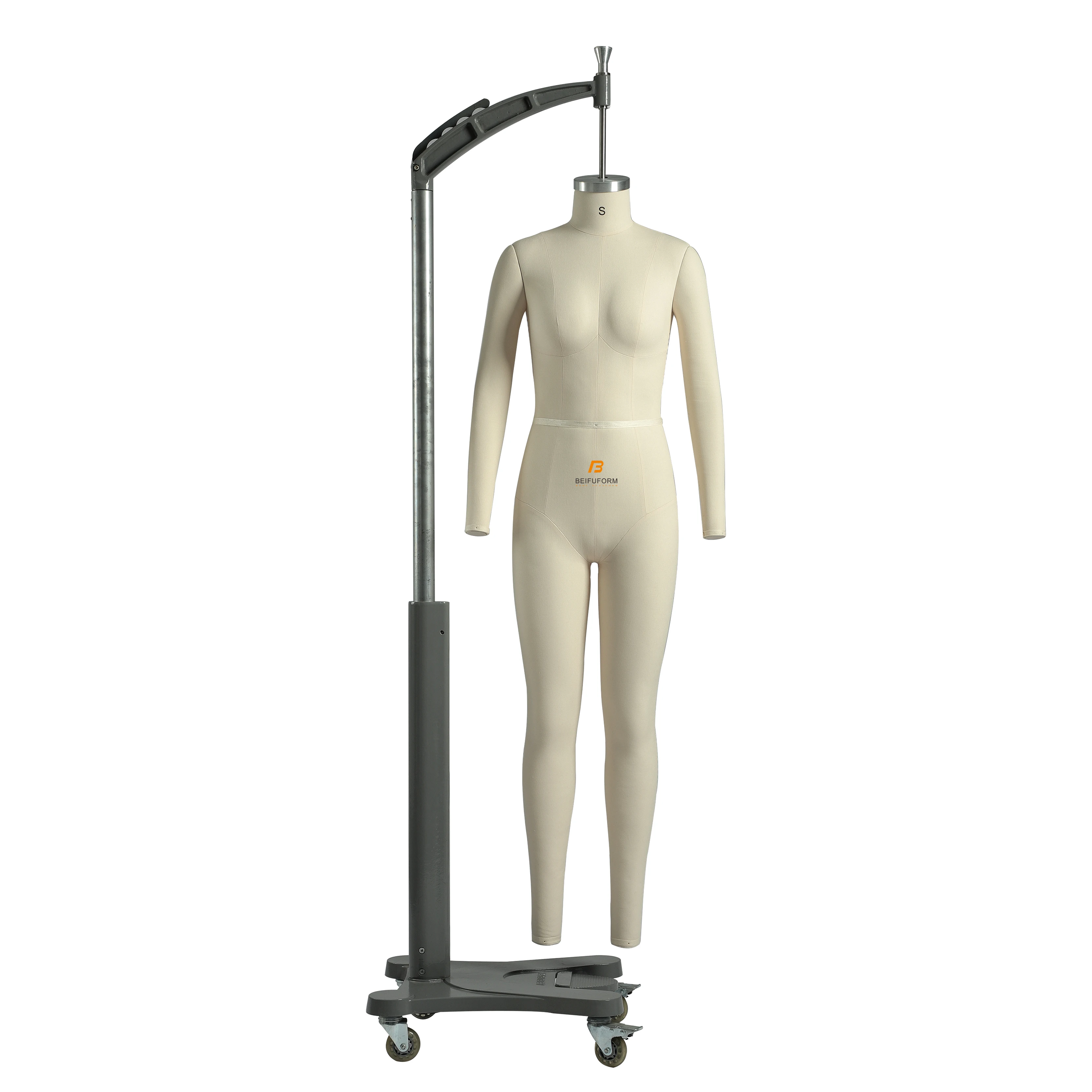 Beifuform women dress form mannequin female full-body hanging dummy for clothes CN size S model for tailor design