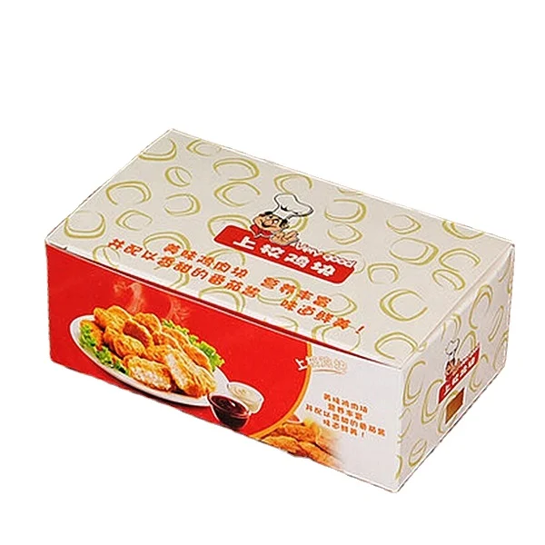Chicken nugget box for food packaging LFGB certificate and OEM service