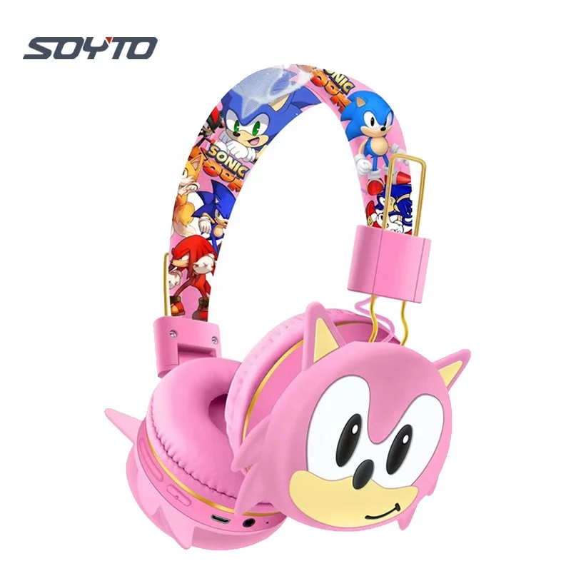 Shuoyin audifonos Super Sonic the hedgehog 2 Game Mario bros bro wireless headset kids headphone headphones Toys figure for Kids