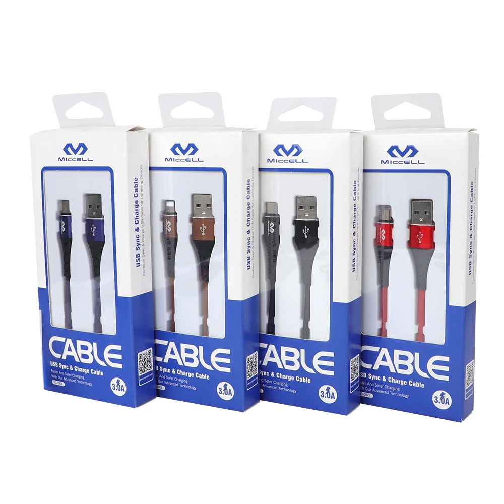  OEM Micro data USB c кабели V8 tipo para android Быстрая зарядка A зарядный кабель usb-c micro с коробкой в