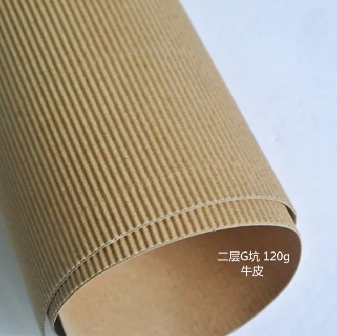 Yiwu Factory 2/3 ply E F G Flute Color Customized Corrugated Paper Sheet