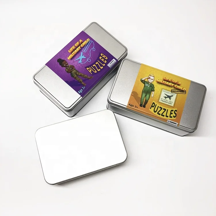 Custom printed metal box custom tea tins wholesale coffee packaging box embossed tin box