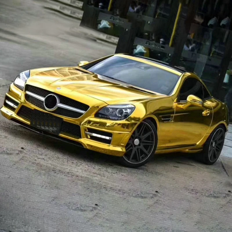 Unique Design car wrap vinyl film multiple colour car matte  chrome gold car wrap vinyl