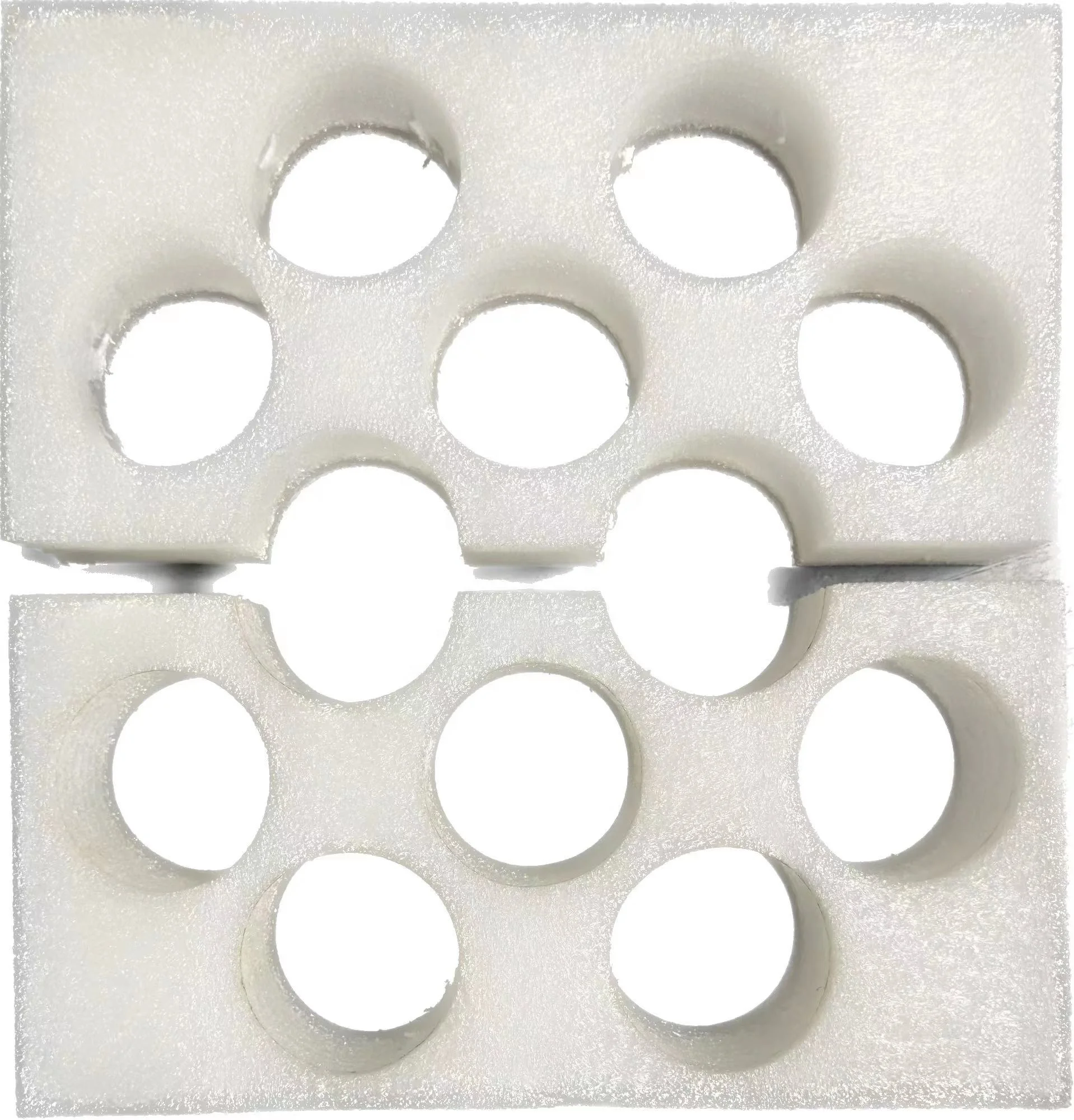 Custom Die Cut Foam Packing Box Insert EPE EVA PU Black White Buffer Offset Shocks Cushion for Baseball Bat Packaging