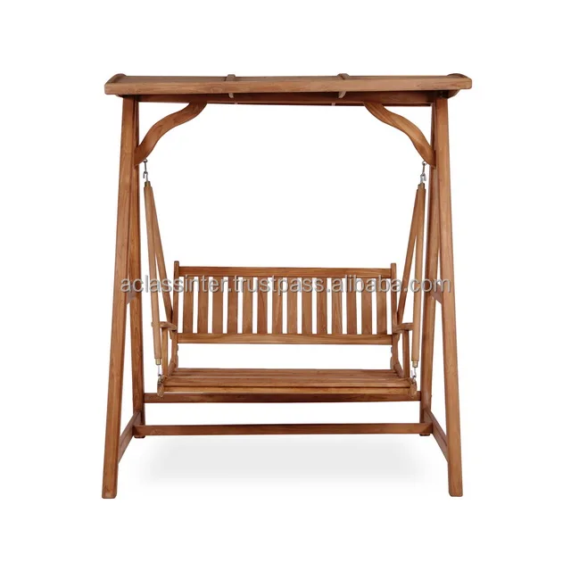 Java Swing Bench Outdoor Wooden Teak Garden Furniture