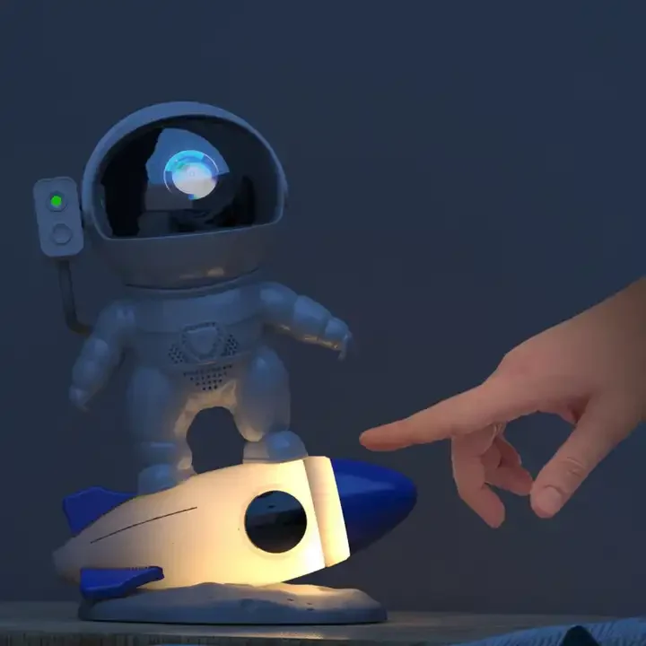 Home Ceiling Smart Multi-color LED Night Light Projection Lamp Starry Sky Astronaut Projector for Bedroom