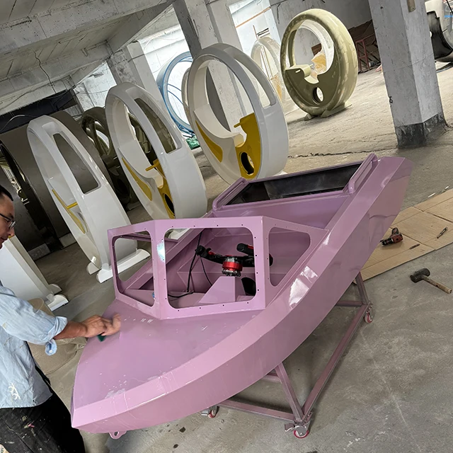 Mini High Speed kart boat waterproof Racing Boat Electric small Go kart boat for sale